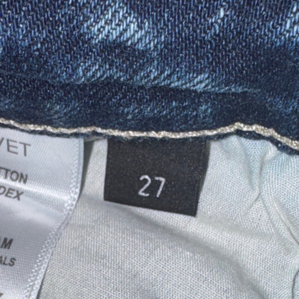 Vervet Women’s Distressed Denim Blue Jeans size 27 - Picture 5 of 15